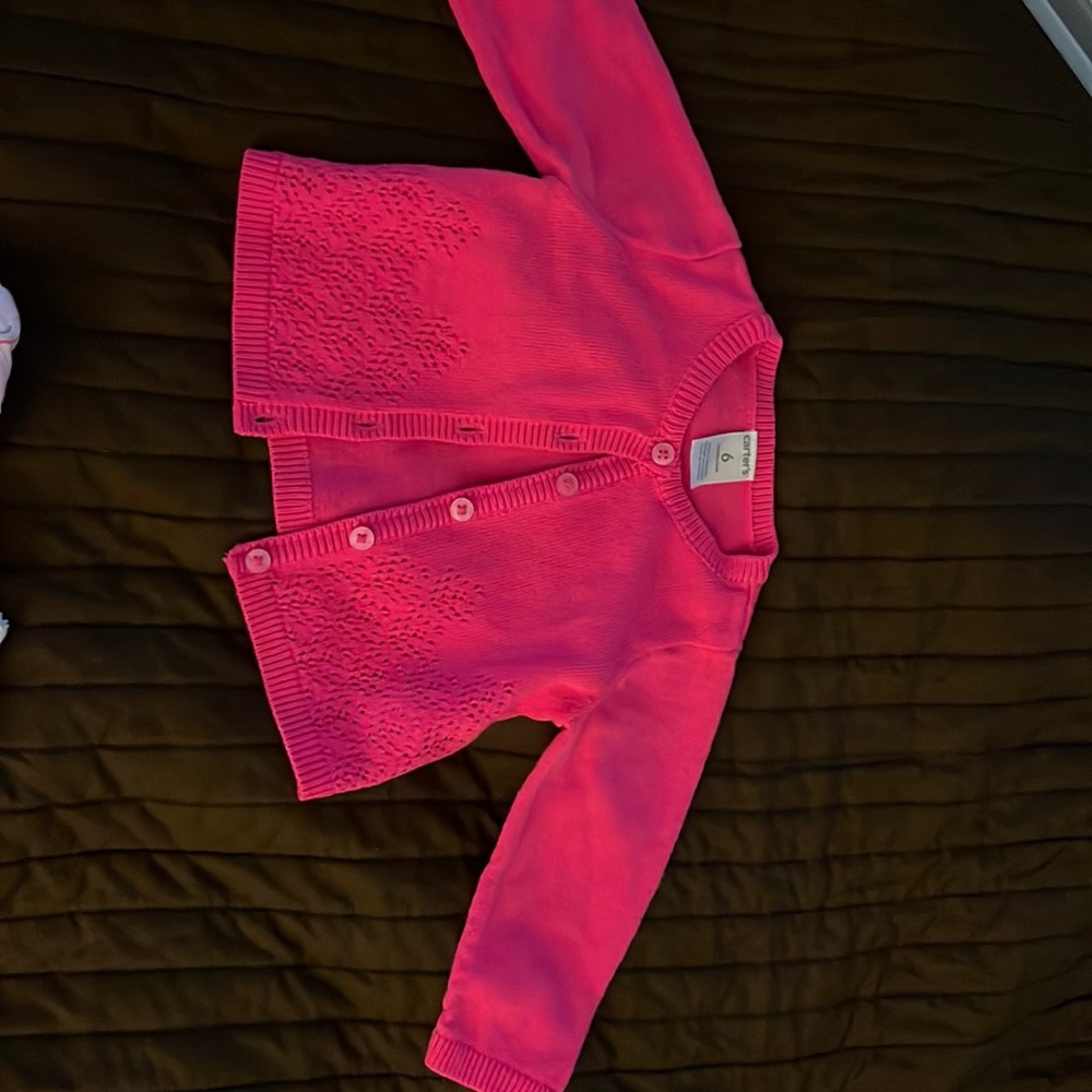 Size 6M pink sweater